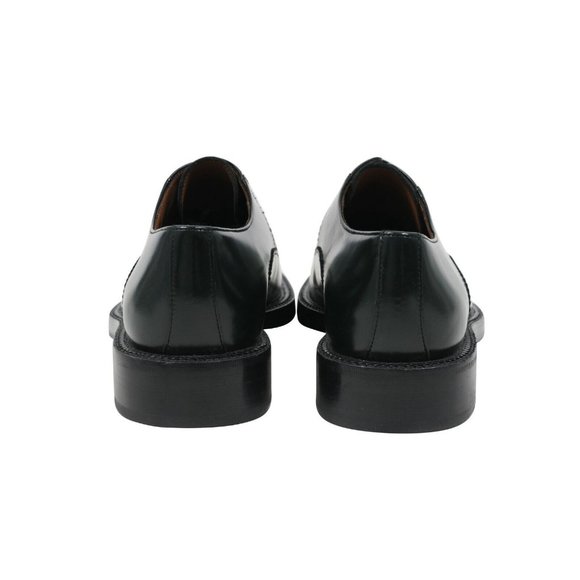Lanvin Men's EU43 US10 Emerald Green Leather Wing Tipped Derby's Oxfords Creps - Picture 6 of 8